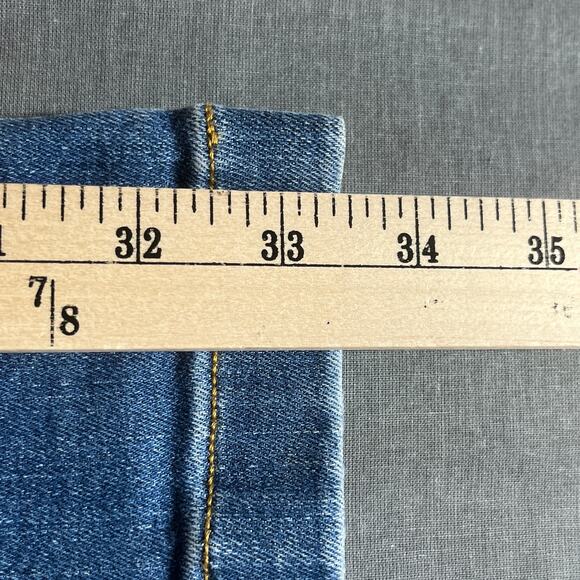 Spanx Bootcut Jegging Jeans Womens Small Blue Medium Wash Denim Pull On Stretch - Picture 10 of 12
